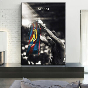 Lionel Messi Poster Canvas Art - Image 2