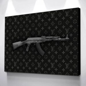 Lips & Guns Canvas Art - Image 6