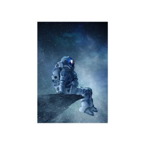 Lonely Astronaut Canvas Art - Image 6