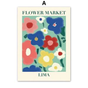 Matisse's Flower Market Canvas Art - Image 6