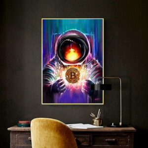Metaverse Astronaut Canvas Art - Image 2