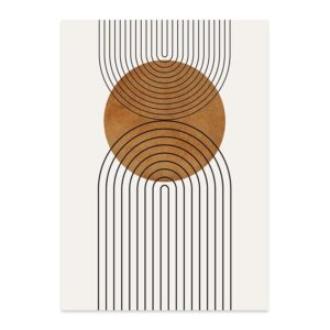 Mid Century Minimalist Gallery Wall Canvas Art - Image 7