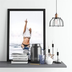 Middle Finger & Sideboobs Canvas Art - Image 6