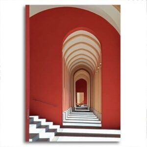 Minimalist Rome Architecture Gallery Wall Canvas Art - Image 7
