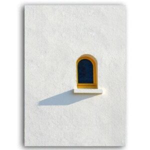 Minimalist Scandinavian Facade Canvas Art - Image 1