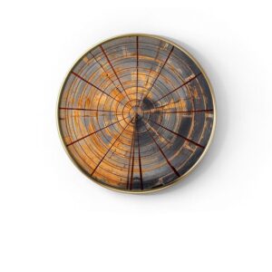 Modern Industrial Abstract Canvas Painting - Image 8