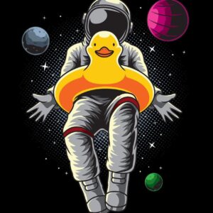 Modern Space Astronaut Canvas Art - Image 7