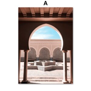 Morocco Ancient Architecture Canvas Art - Image 5