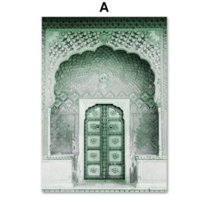 Morocco Desert Resort Gallery Wall Canvas Art - Image 5