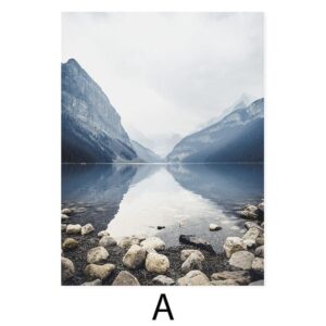 Mountain Highway Lakeview Gallery Wall Canvas Art - Image 5
