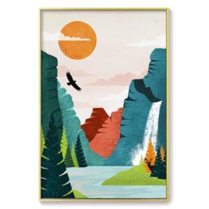 National Park Painting Gallery Wall Canvas Art - Image 6