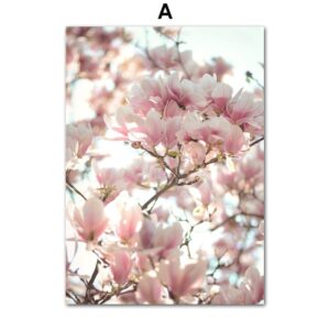 Nature Mountain Village Lakeview Gallery Wall Canvas Art - Image 6