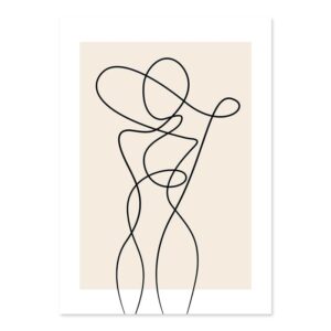 Neutral Beige Gallery Wall Canvas Art - Image 7