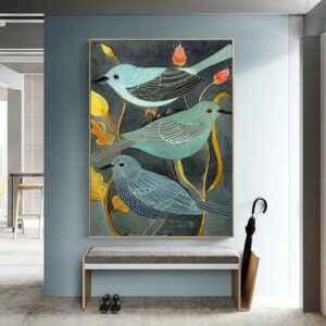 Nightingale Bird Canvas Art - Image 2