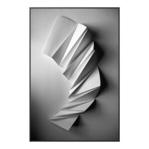 Nordic Black White Geometry Canvas - Image 8