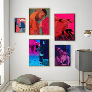 Nude Bondage Erotica Canvas Art - Image 2