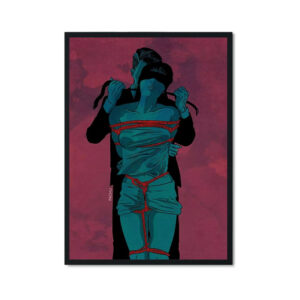 Nude Naughty Erotic Couple Canvas Art - Image 8
