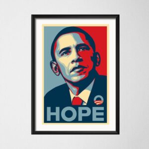 Obama Hope Canvas Art - Image 1