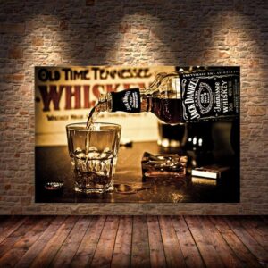 Old Time Whiskey Canvas Art - Image 2