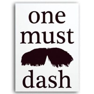 One Must Dash Canvas Art - Image 5