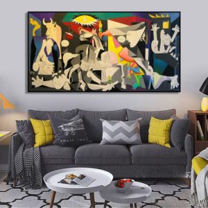 Pablo Picasso's Guernica Painting Canvas Art - Image 2