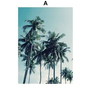 Palm Tree Clear Sky Canvas Art - Image 5