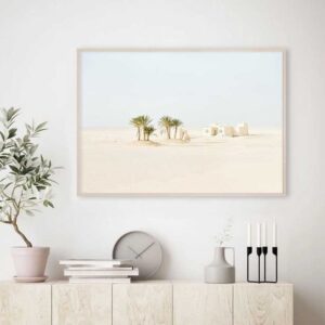 Palm Tree In The Desert Canvas Art - Image 2
