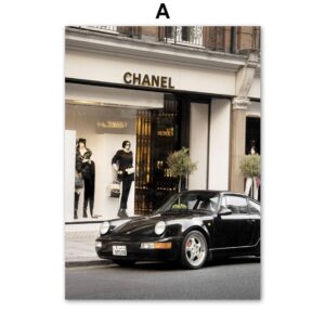 Paris Luxury Brands Gallery Wall Canvas Art - Image 5