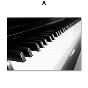 Piano Guitar Phonograph Gallery Wall Canvas Art - Image 5