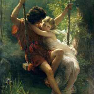 Pierre Auguste Springtime Canvas Art - Image 1