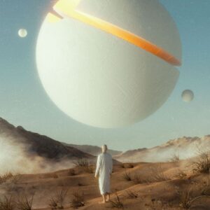 Planet Rocket Spaceship Astronaut Canvas Art - Image 11