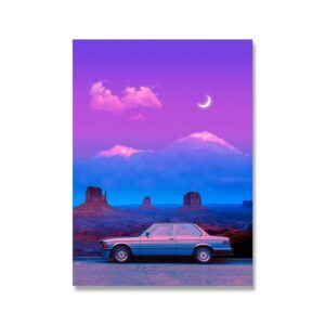 Purple Tone Summer Travel Canvas Art - Image 5