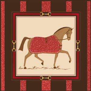Royal Court Horse Canvas Art - Image 1