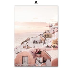 Santorini Summer Vibes Canvas Art - Image 4