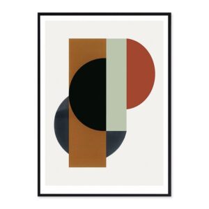 Scandinavian Geometric Shapes Canvas Art - Image 6