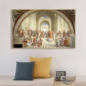 School of Athens by Raphael Canvas Art - Image 3