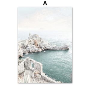 Sea Mountain Waterfall Starfish Canvas Art - Image 5