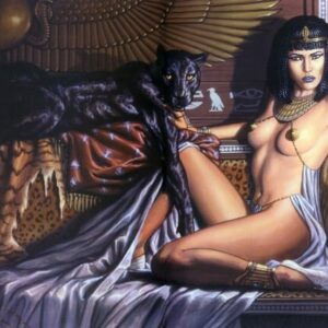 Sexy Naked Cleopatra Canvas Art - Image 1