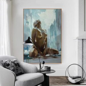 Sexy Nude Showergasm Canvas Art - Image 1