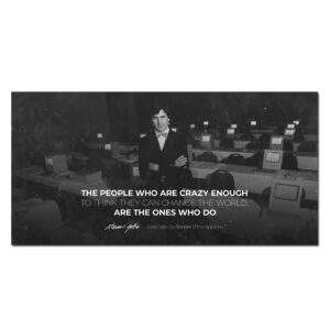 Steve Jobs Quote Canvas Art - Image 1
