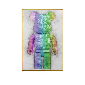 Street Bear Brick Canvas Art - Image 5