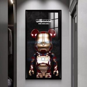 Street Bear Cartoon Doll Teens Canvas Art - Image 2