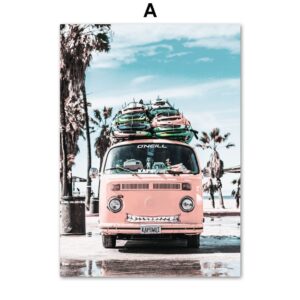 Summer Beach Road Trip Canvas Art - Image 5
