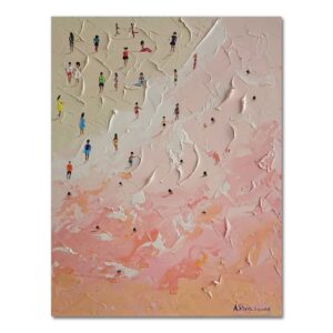 Summer Beach Seascape Knife Canvas Art - Image 8