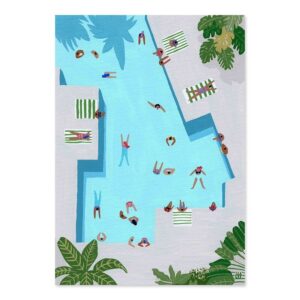 Summer Pool Party Canvas Art - Image 7