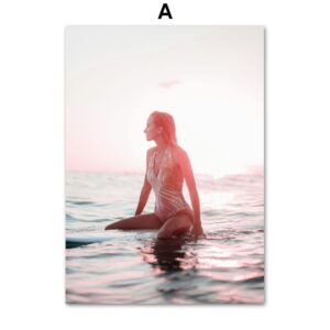 Summer Sunset Vibes Gallery Wall Canvas Art - Image 5