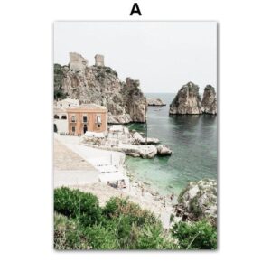 Summer Tropical Forest Beach Canvas Art - Image 6