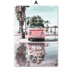 Summer Vacation Road Trip Canvas Art - Image 5