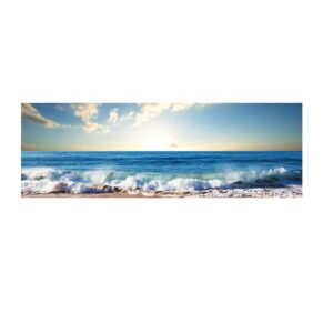 Sunset Beach Landscape Canvas Art - Image 1