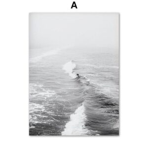 Surfing In Coconut Island Canvas Art - Image 5